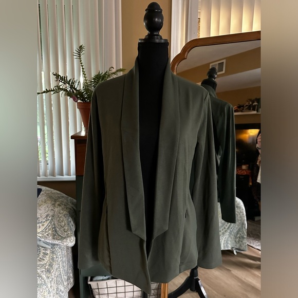 Tart Darcie Knit Green Blazer Size Medium - Picture 1 of 7